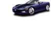 Blue Corvette Clip Art