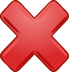 Red X Clip Art