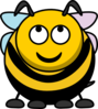 Bee Looking Up Clip Art