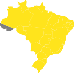 Mapa Brasil Destaque 8 Clip Art