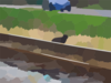 Dscn Cat On Railroad Tracks Shell Road Clip Art