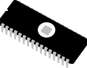 Eprom Chip Integrated Circuit Memory Ic Clip Art