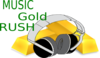 Music Gold Rush Logo Clip Art