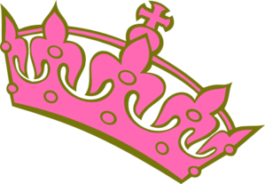 Pink Tilted Tiara3 Clip Art