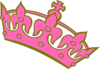 Pink Tilted Tiara3 Clip Art