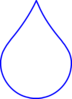 Blue Drop Clip Art