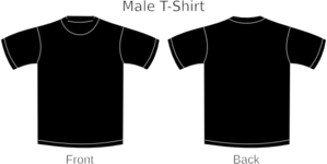 Plain T-shirts Black 2 Clip Art at Clker.com - vector clip art online ...