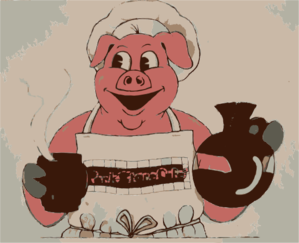 Chef Pig Clip Art