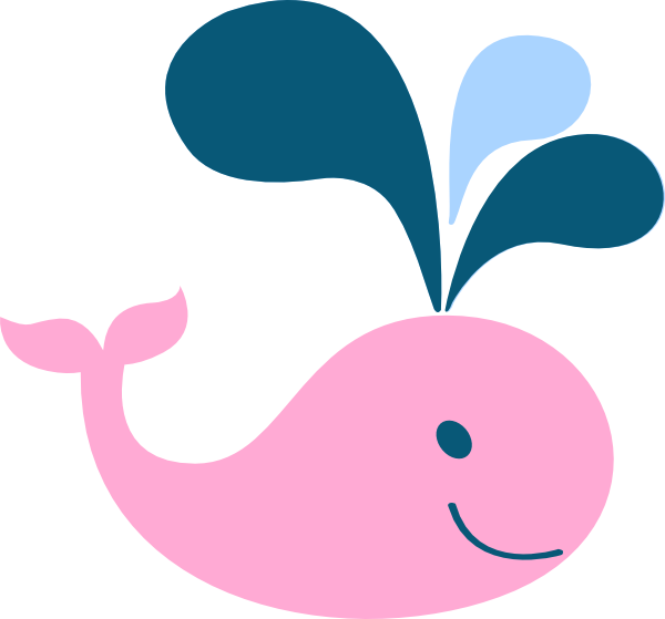 Pink Whale Clip Art at Clker.com - vector clip art online ...