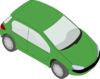 Green Small Car Clip Art