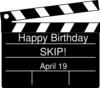 Happy Birthday Skip Clip Art