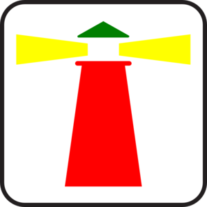 Moroccan Red Lighthouse Clip Art