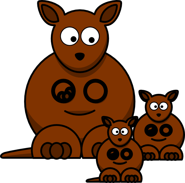 Kanga Mom Clip Art at Clker.com - vector clip art online, royalty free