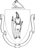 Mass State Seal Outline Clip Art