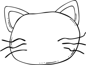 Blank Cat S Face Clip Art at Clker.com - vector clip art online ...