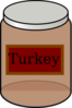Turkey Baby Jar Clip Art
