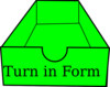 Turn In Box Clip Art