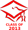 Class Of 2013 Graduation Cap Clip Art