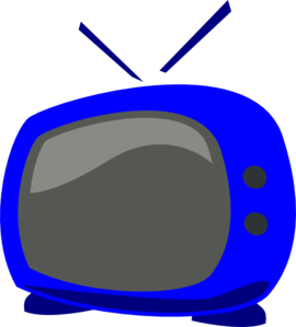 Blue Tv Clip Art