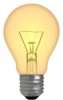 Light Bulb 40% Lit Clip Art