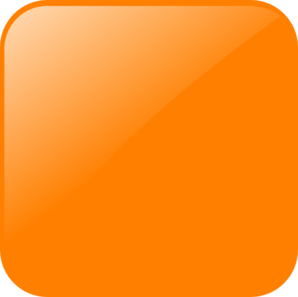 Blank Orange Button Clip Art