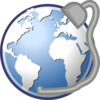 Remote Globe Grey Clip Art