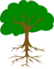 Tree With Roots Clip Art