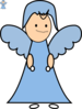 Angel (pre-existing) Colored It In Clip Art