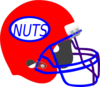Football Helmet Nuts Clip Art