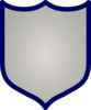 Silver Shield 3 Clip Art