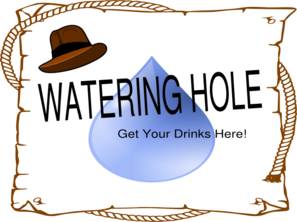 Watering Hole Baby Clip Art
