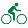 Green Bicycle Clip Art