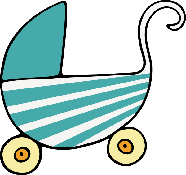 Stroller Clip Art at Clker.com - vector clip art online, royalty free