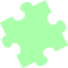 Jigsaw Puzzle Piece - Pastel Clip Art