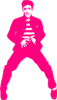 Pink Jailhouse Rock Clip Art