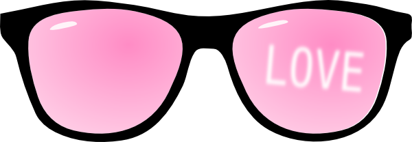 Black And Pink Love Shades Clip Art at Clker.com - vector clip art