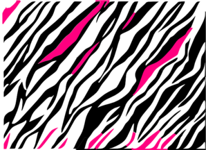 Black And White Zebra Print Background Clip Art