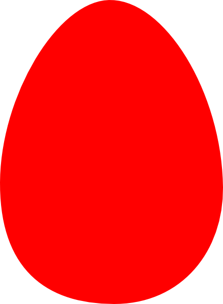 Red Egg Clip Art at Clker.com - vector clip art online, royalty free