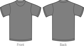 Plain Gray Shirt Clip Art at Clker.com - vector clip art online ...