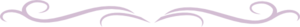 Purple Underline Swirl Clip Art