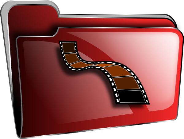 Movie Folder Icon Clip Art at Clker.com - vector clip art online, royalty free & public domain