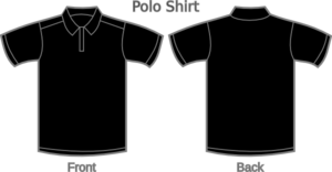 Black Polo Shirt Clip Art at Clker.com - vector clip art online ...