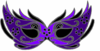 Purple Mask-masquerade Clip Art