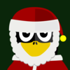 Santa Penguin Clip Art