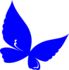 Blue.butterfly Clip Art