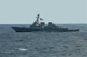 Uss Curtis Wilbur (ddg 54) Participates In Exercise Keen Sword 03 Off The Coast Of Southern Japan. Clip Art