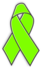 Lyme Awareness Ribbon Clip Art