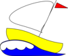 Number 4 Sailboat Clip Art