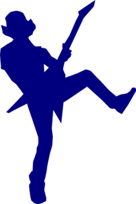 Musician Blue Clip Art