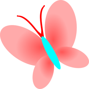 Blue Pink Butterfly Clip Art at Clker.com - vector clip art online ...